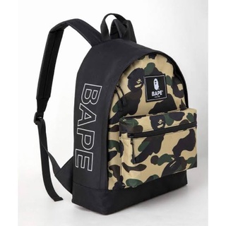 (แท้100%/พร้อมส่ง) Bape camo backpack 2021