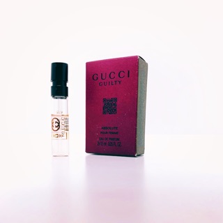 น้ำหอม ผู้หญิง กุชชี่ Gucci Guilty Absolue Pour Femme 1.5 ml EDP หัวสเปรย์ ของแท้ no box