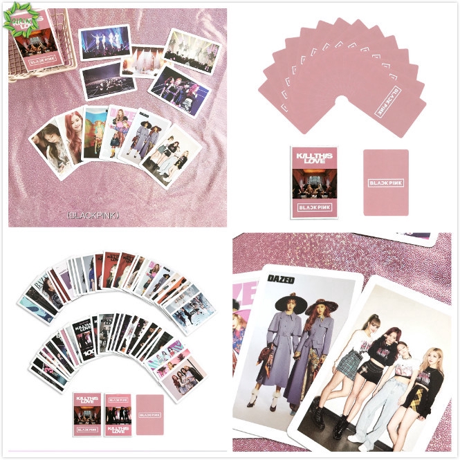 [COD/QIPIN] 54Pcs/set Korean Blackpink Lomo Card Postcard Magazine Polaroid Lisa Jennie Jisoo Gifts