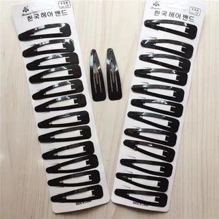 กิ๊บติดผมสีดำ ✨ กิ๊บนักเรียน ✨ กิ๊บทำงาน -1แพ็คมี 12ชิ้นราคา 15บาท - แบ่งขายราคาคู่ละ 4บาท