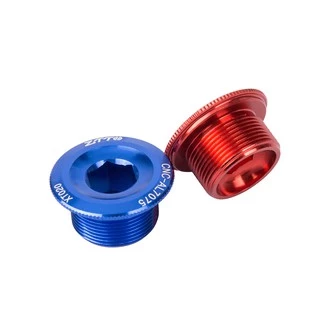 ZITTO สกรูปิดขาจานอลูมิเนียม CNC AL-7075 Crank Arm Bolt M20*10mm Crankset Screw for Shimano