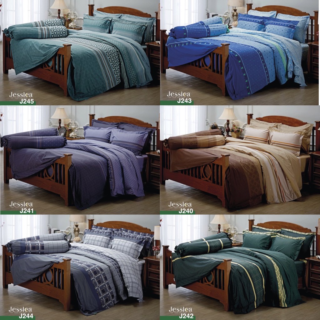 Blankets, Comforters & Quilts 1289 บาท เซตผ้านวม+ปู5ฟุต,6ฟุต ยี่ห้อเจสสิก้า(ผ้ากันไรฝุ่น) Home & Living
