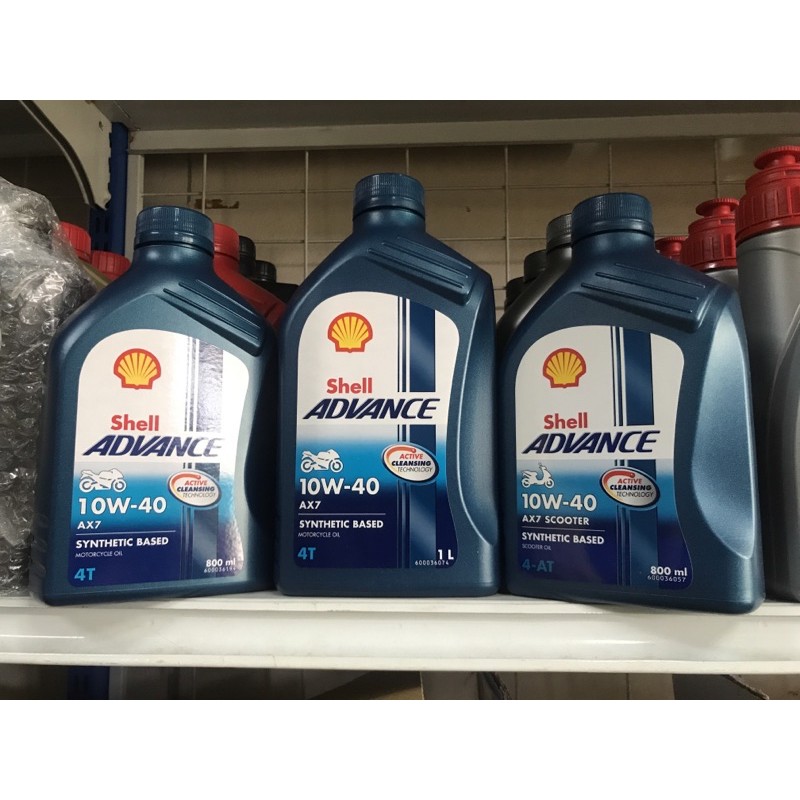 shell Advance 10w-40 0.8L