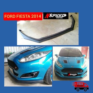 ลิ้นซิ่ง Nspeed ใส่ Ford Fiesta2014(งานดิ​บสีด​ำ​ด้าน)​