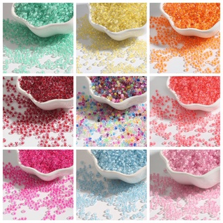 จี้ลูกปัดแก้วย้อมสีเครื่องประดับ Diy 2 3 4 มม.