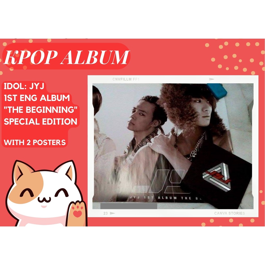 PRELOVED KPOP ALBUM - JAYJ 1ST ENGLISH ALBUM "THE BEGINNING" ฉบับพิเศษ