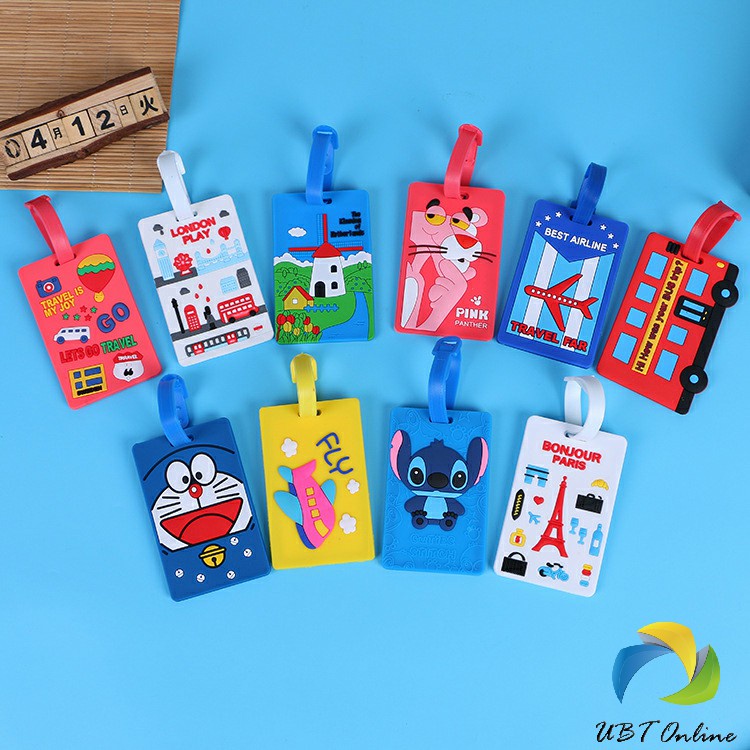 UBT ป้ายห้อยกระเป๋า PVC ป้ายติดกระเป๋าเดินทาง แท็กกระเป๋าเครื่องบิน  luggage tag