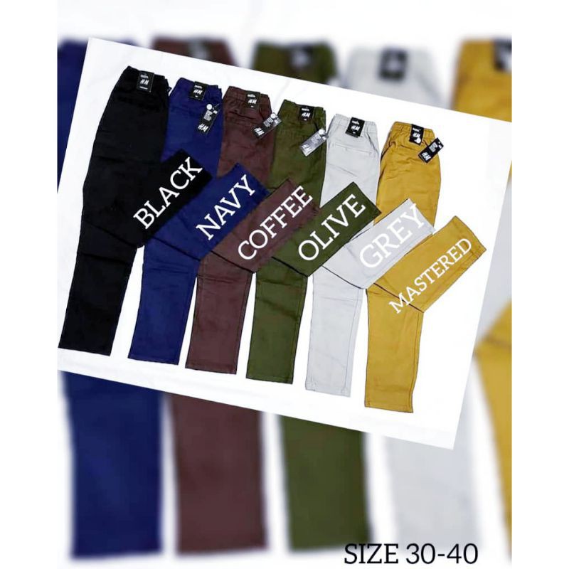 H&M Slack Pant สําหรับผู้ชายและผู้หญิง