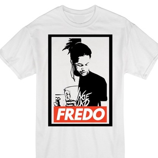 เสื้อยืดผ้าฝ้ายCOTTON S Fredo Santana Music Tribute Loose s For Cool เสื้อแจ็กเก็ต ทรงหลวม สไตล์ซานต้า 032826 เสื้อยืด พ