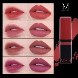 🔥ลดล้างสต็อก (ไม่มีกล่อง) เมอร์เรซกา ลิปครีม speak Velvet lip merrezca