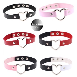 🖤 พร้อมส่ง โชคเกอร์คอรูปหัวใจ มี 9 แบบให้เลือกค่ะ