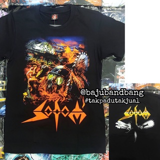 เสื้อยืด พิมพ์ลายวงร็อค เมทัล Sodom In War สไตล์วินเทจ | ร็อคร้อน | ร็อคใช่ | เสื้อยืดผ้าฝ้าย 100% พิมพ์ลายวงร็อค lelaki ขนาดใหญ่ สีดํา พลัสไซซ์ XS-XXXL ของขวัญวันเกิด สําหรับผู้ชาย