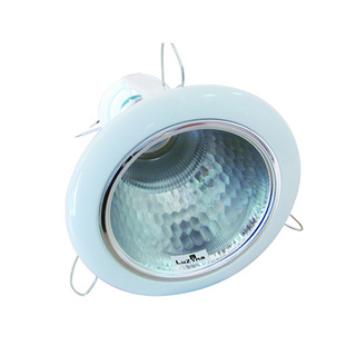 ✨ขายดี✨ โคมไฟดาวน์ไลท์ 1*E27 หน้ากลม D-BRITE LUZINA A4002-WH 4 นิ้ว ขาว Ceiling Lights