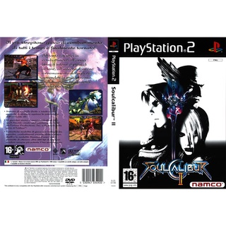 แผ่นเกมส์ PS2 Soulcalibur II   คุณภาพ ส่งไว (DVD)