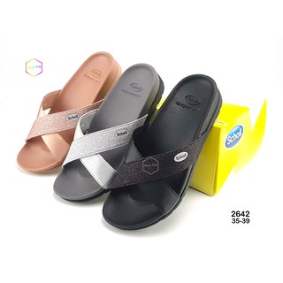 Scholl Remi 1F-2642 รองเท้าแตะ รองเท้าสุขภาพ ผู้หญิง