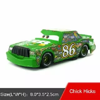 โมเดลรถยนต์Pixar Cars Mcqueen รถแข่ง Diecast 1 : 55