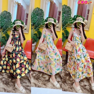 BigSale‼️สินค้าพร้อมส่ง เดรสเมล่อนผูกแขน น่ารักมาก