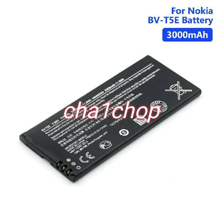 แบตเตอรี่ แท้ Nokia Microsoft Lumia 950 RM-1106 RM-1104 RM-110 McLa  BV-T5E 3000mAh รับประกัน 3 เดือ