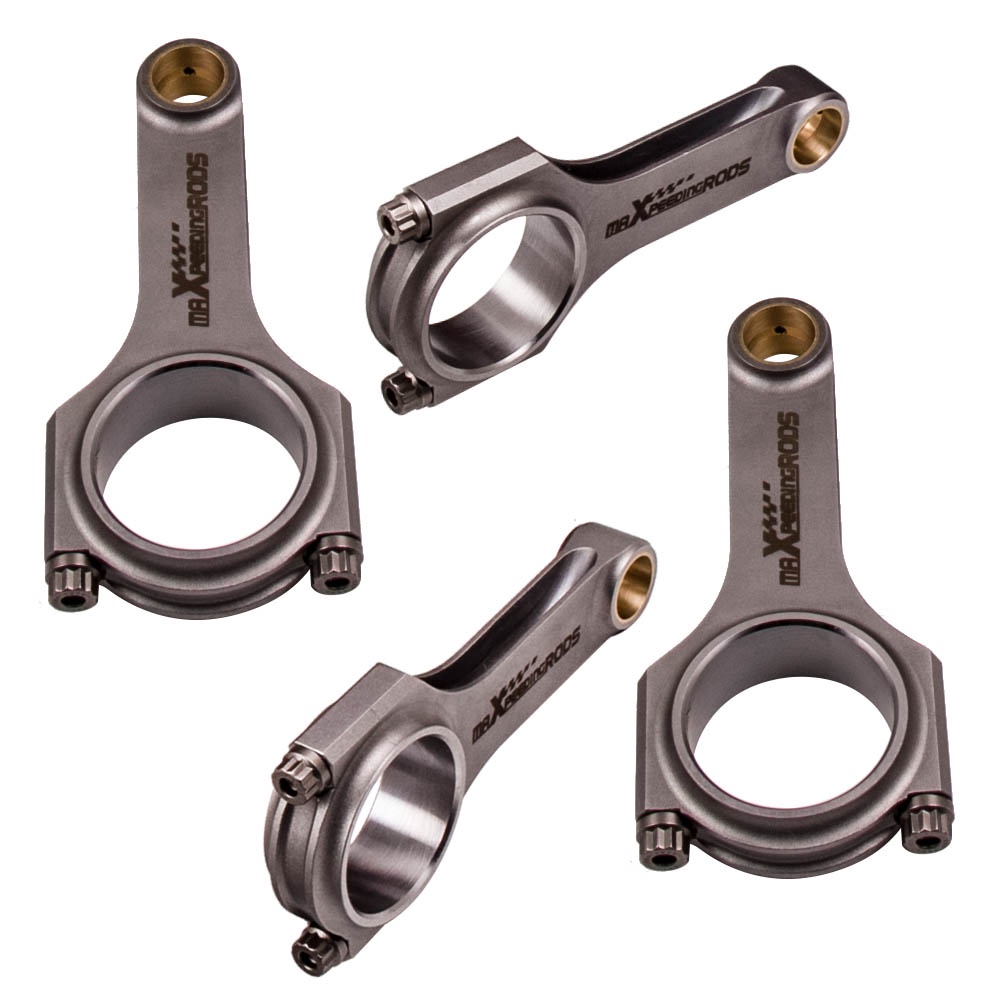 4pcs	Connecting Rods Conrods for Nissan SR20 S13 S14 Silver 180SX Pulsar H Beam Connect Rods Bielle 