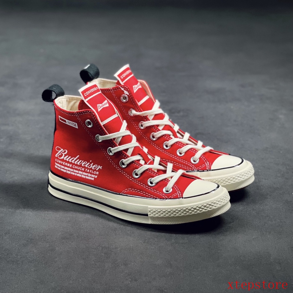 Budweiser X Converse Chuck 70s รองเท้าผ้าใบลําลอง ข้อสูง แฟชั่นสําหรับสตรี  2021 | Shopee Thailand