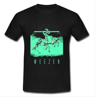 เสื้อยืด พิมพ์ลาย Weezer Band