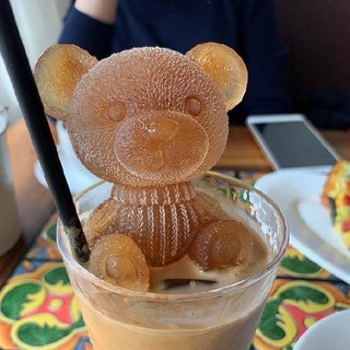 Bear Ice Block Silicone 5D บล็อกน้ำแข็งซิลิโคนแฟนซี 5มิติ  (หมี) อุปกรณ์ทำแข็งใหม่ล่าสุด