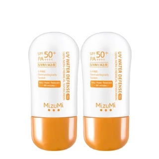 [แพ็คคู่] MizuMi UV Water Defense Pro SPF50+ PA++++40g รุ่นกันน้ำ กันเหงื่อ คุมมัน ออกแดดได้ทันที ผิวแพ้ง่าย