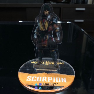 (( ของแท้ )) แท่นตั้งโชว์ Mortal Kombat 11 ลาย Scorpion