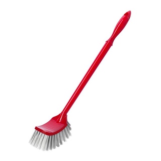 แปรงขัดสุขภัณฑ์ รุ่น D130032 ขนาด 48 ซม. สีแดง - เทา แปรงขัดอเนกประสงค์ Sanitary Brush Model D130032 Size 48 cm. Red - G