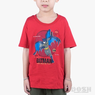 DOSH BOYS T-SHIRTS BATMAN เสื้อยืดคอกลม แขนสั้น เด็กผู้ชาย DBBT5182-RE