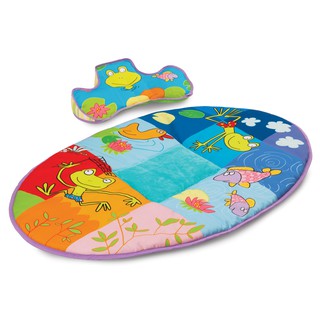 TafToys เพลยิม เพลแมท ฝึกกล้ามเนื้อคอบ่าไหล่ แผ่นรองนอน แผ่นรองคลาน Pond Mat &amp; Developmental Pillow TF-11585