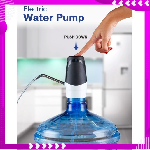 ที่ปั๊มน้ำดื่ม เครื่องปั๊มน้ำอัตโนมัติ ที่ปั๊มน้ำ ตัวปั๊มหัวสแตนเลส สามารถถอดล้างทำความสะอาดได้ Electric Water Pump