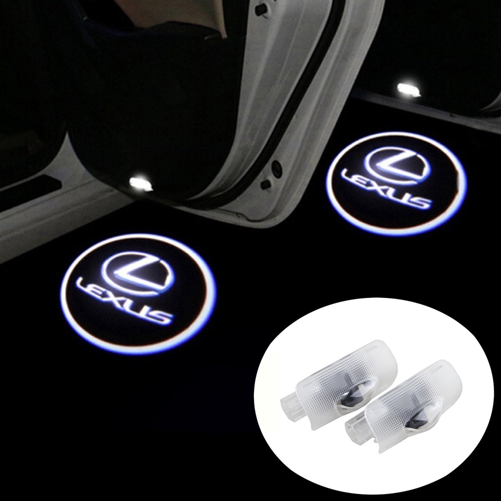 2pcs Lexus รถประตูยินดีต้อนรับโลโก้โปรเจคเตอร์ IS250 RX300 GS300 IS300 RX330 GX470 RX 350 LX470 ES350 GS350 NX ES เป็น LED