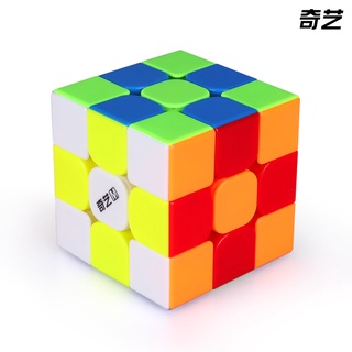 Qiyi M 3x3 3X3X3 ลูกบาศก์แม่เหล็ก Speedcube ไร้สติกเกอร์ ของเล่นลูกบาศก์ความเร็วมหัศจรรย์