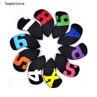 Fznx SUPER♥ ขายดี ที่ครอบหัวไม้กอล์ฟ แบบเหล็ก ไฮเอนด์ 4-9 ASPX 6 สี 10 ชิ้น