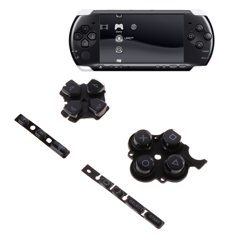 Louting ใหม่ควบคุมซ้ายขวา Home Start ชุดปุ่มกดชุดเปลี่ยนสําหรับ PSP3000