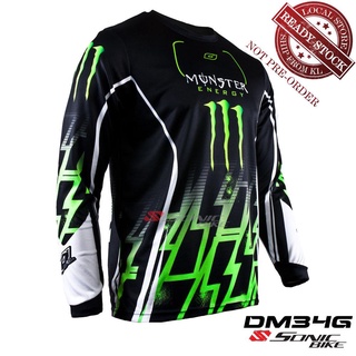 ใหม่ พร้อมส่ง เสื้อกีฬาแขนสั้น ลาย MONSTER Downhill DM34G สําหรับขี่จักรยานเสือภูเขา 2022