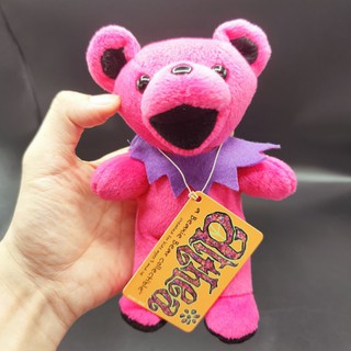 #ตุ๊กตา #หมีอ้าปาก #grateful dead bear plush ขนาด7นิ้ว ลิขสิทธิ์แท้ ป้ายห้อย ก้นถ่วง Series 1 รุ่นหายาก งานสวยใหม่มากๆ