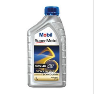 น้ำมันเครื่อง Mobil Synthetic 4T 10W-40 0.8L/1.0L