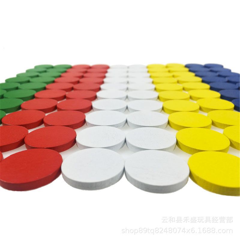★TOY♣ 117Pcs Counters Counting Chips 30mm Mixed Math Toy For Bingo ...