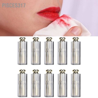 Pisces317 💄💄หลอดเปล่า Abs สําหรับใส่ลิปสติก ลิปบาล์ม Diy 👉10 ชิ้น