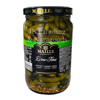 แตงกวาดอง MAILLE Pickles Cornichons GHERKINS Original 950g. แตงกวาดอง คุณภาพ นำเข้าจากฝรั่งเศส 950 กรัม