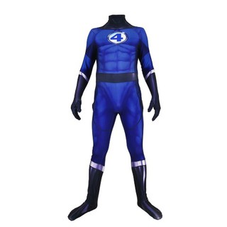 7C218 ชุดเด็ก แฟนแทสติกโฟร์ สี่พลังคนกายสิทธิ์ Fantastic Four Bodysuit Fantastic 4 Costumes