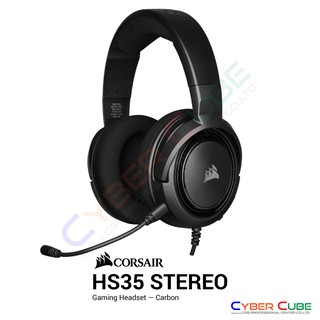 CORSAIR HS35 Stereo Gaming Headset — Carbon หูฟังเกมส์มิ่ง ( ของแท้ศูนย์ Ascenti )