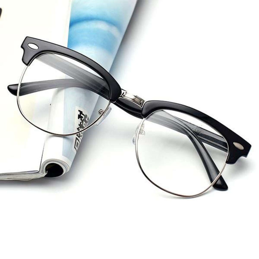 แว่นตากรองแสง แว่นกรองแสง Archawin กรอบแว่นตา แบบแฟชั่น เกาหลี ทรง Club Master ถนอมสายตา ป้องกัน UV 400