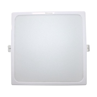 Therichbuyer โคมดาวน์ไลท์ LED 18W WARMWHITE หน้าเหลี่ยม RACER รุ่น SQUARE INTEGRATED DIRVER 18W ขนาด 7 นิ้ว สีขาว