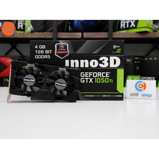 การ์ดจอ (VGA) INNO3D GTX1050TI 4GB OC 2F P12067