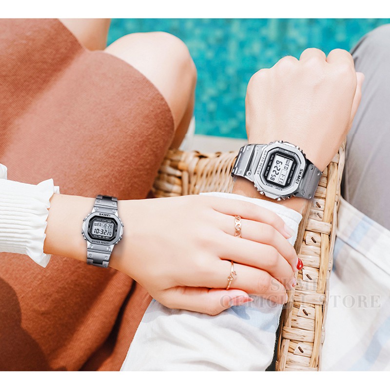 SKMEI 1456/1433 ของแท้ นาฬิกาดิจิตอลกันน้ำ ใส่ได้ทั้งผู้ชายและผู้หญิง