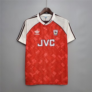 เสื้อกีฬาแขนสั้น ลายทีมชาติฟุตบอล Arsenal 90-92 ชุดเหย้า