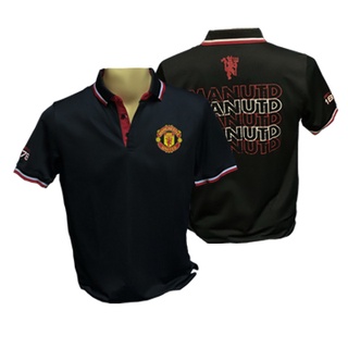 เช็คสินค้าก่อนสั่งซื้อ !!!!!! เสื้อโปโล แมนยู MUFC-005 (BLACK) สีดำ